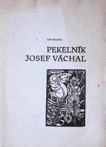 10 11 12 12. Ex libris Ruda Klinkovský dřevoryt, 8,5 x 7,3 cm, LD značeno ve štočku J.V.