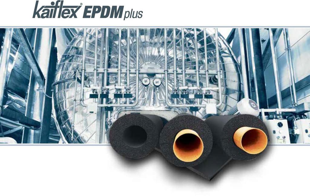 syntetický kaučuk Kaiflex EPDMplus je elastomer na bázi syntetického kaučuku černé barvy odolný UV záření určený pro izolace ve venkovních prostorách a v oblasti vysokých teplot (od -50 C do +150 C
