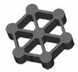 Nejčastěji se využívají oxidy křemíku. Na obr. 2.16 můžeme vidět jednu z možných realizací. Jedná se o šestiúhelníkovou strukturu vytvořenou do křemíku. Obr. 2.16 EBG šestiúhelníková struktura 2.3.