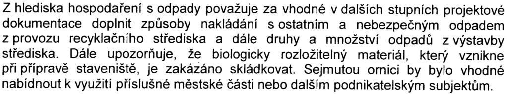 Èeská inspekce životního prostøedí - oblastní inspektorát Praha. odbor ochrany prostøedí Magistrátu hlavního mìsta Prahy. Kazda František, Reisingerová Kvìta, Hrubý Miroslav. Nobilisová Helena.