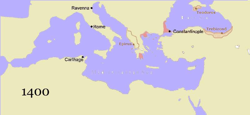 Východořímská říše - Byzanc 1 Nejprve se věnujme době, po rozpadu Římské říše a
