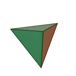 Platónská tělesa Tetrahedron