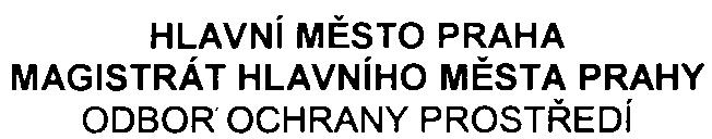 PID HLAVNí MÌSTO PRAHA MAGISTRÁT HLAVNíHO MÌSTA PRAHY ODBOR OCHRANY PROSTØEDí Váš dopis zn. SZn. S-M HM P-02098 7/2007 /OOPNI/E 1A/308-2/Nov Vyøizuje/linka Ing.