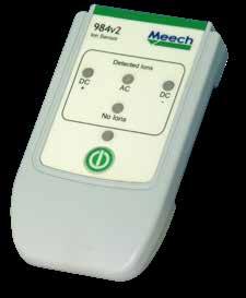 Sensor iontů 984v2 Meech 984v2 Ion Sensor je zařízení určené ke kontrole správného výkonu AC i DC ionizačních tyčí.