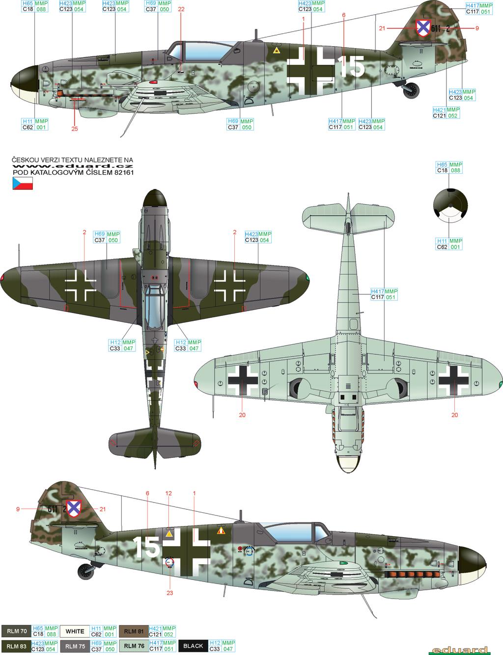 109G-10/U4, Jasta 5 der ROA, Nemecky Brod, Protektorat Böhmen und Mähren, D Bf May 1945 In the beginning of March 1945, Jasta 5 of the Russian Liberation Army led my Major S. T.