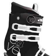 Systém snadného obouvání Soft Entry, vnitřní bota má plastovou manžetu, ergonomicky tvarovaný skelet, anatomicky tvarovaná vložka. Tvar uzpůsobený dámskému chodidlu.