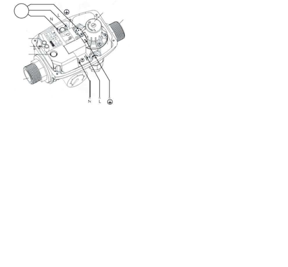 Kompresor AP-2 regulátor nastavení tlakového spínače výstup 1