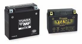ALL OF THE FEATURES OF A STANDARD MAINTENANCE FREE PLUS Increased Power Up to 30% more cranking amps thanks to a radial grid design and additional plates Yuasa high performance maintenance free