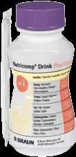 Nutricomp Drink Plus Fibre Charakteristika produktu Nutricomp Drink Plus Fibre je vysoce kalorická, nutričně kompletní enterální výživa určená k popíjení (sipping), obohacená o vlákninu, MCT tuky a