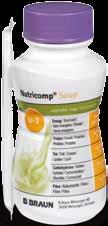 Nutricomp Soup Charakteristika produktu Nutricomp Soup je vysoce kalorická, nutričně kompletní enterální výživa určená k popíjení (sipping), obohacená o vlákninu, MCT tuky a rybí olej, bez lepku a