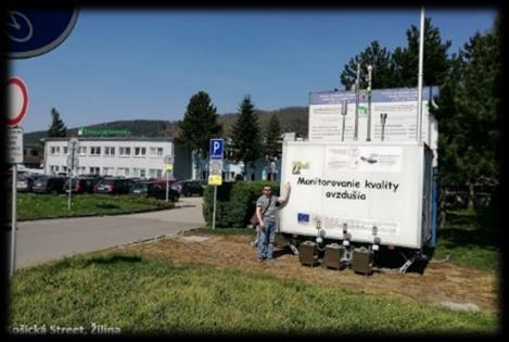 Měření znečistění z dopravy Žilinská univerzita v Žilině měří množství znečištění ovzduší ze silniční dopravy v různých lokalitách města Žilina.