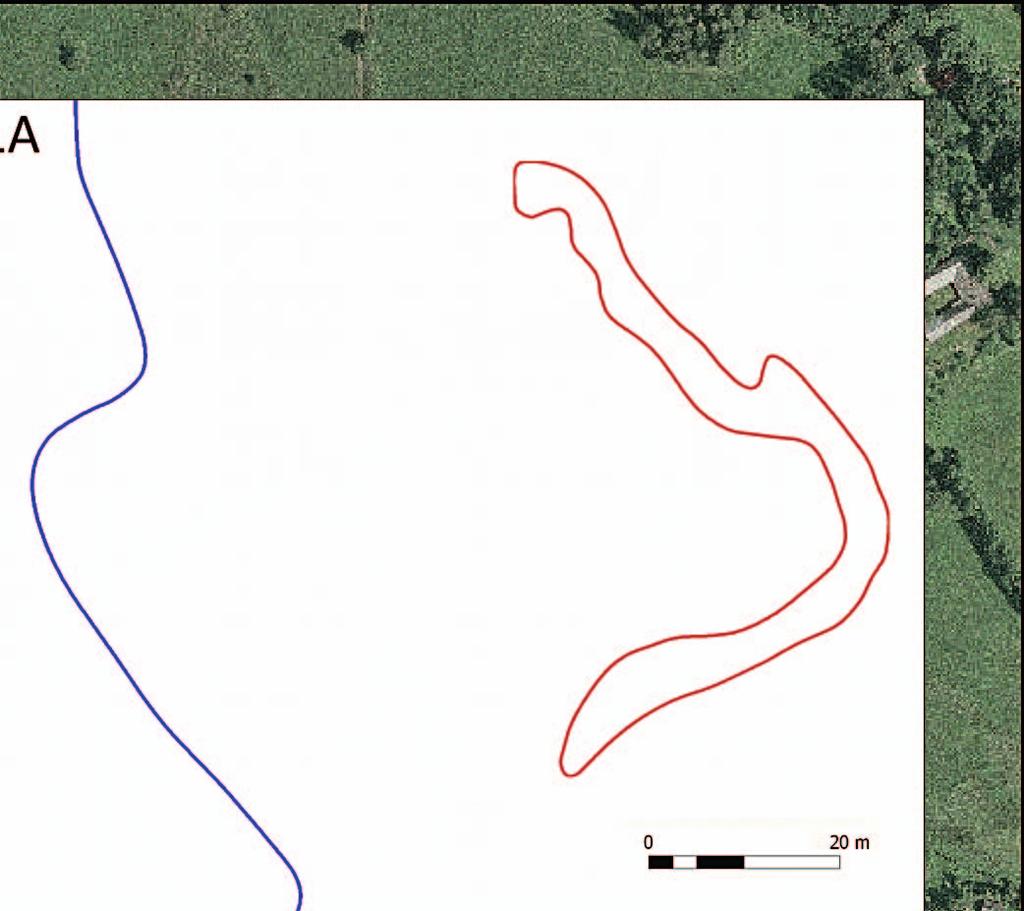 Details 1A (Březiny) and 1B (Svratka II.) show the position of fluvial lakes (red line) and the river (blue line). (Data source: CENIA Geodis, VUV TGM).