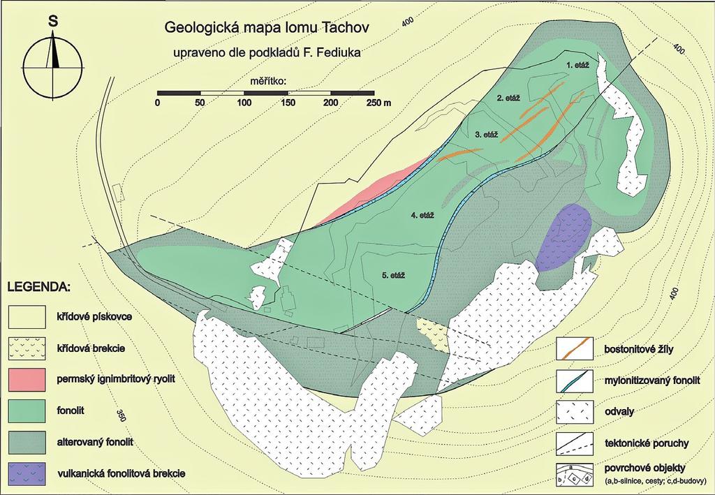 Bull Mineral Petrolog 25, 1, 2017. ISSN 2570-7337 (print); 2570-7345 (online) 71 té z Maršovického vrchu byla v ojedinělých úlomcích zjištěna na sz. úbočí Malého Bezdězu (Fediuk 1997).