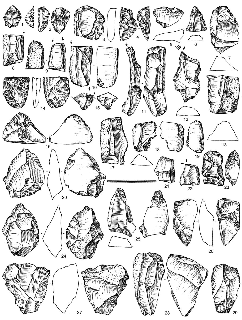 Zprávy o výzkumech za rok 2007: Paleolit a mezolit Obr.