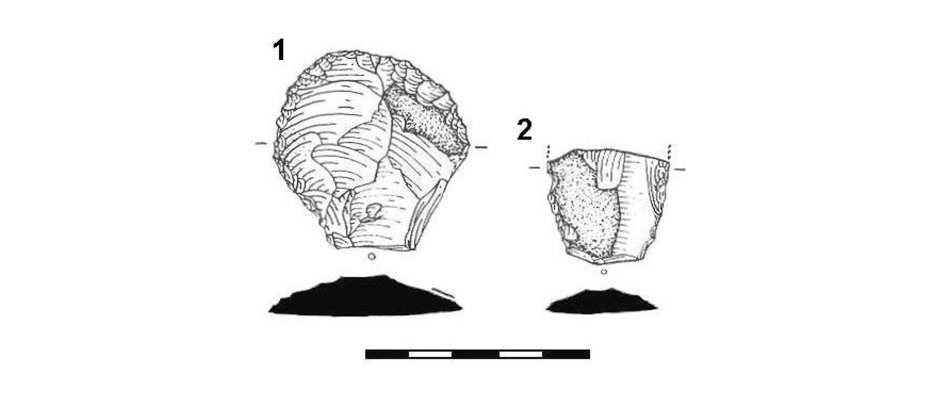 Patinovaná část kolekce je ve všech případech vyrobena ze silicitů z glacigenních sedimentů (obr. 15:1-6).