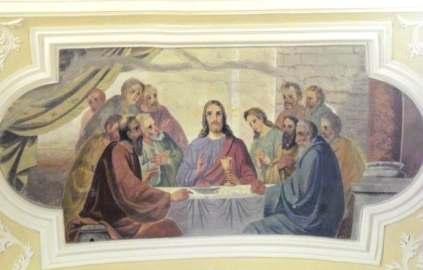 horní 3 fotografie jsou z Omleničky freska z kostela, foto vlevo