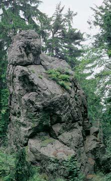 Pavlovsko GEOLOGIE Horninové podloïí je tvofieno vrstvami ohrazenick ch slepencû, sedimenty pavlovského souvrství a kfiemenn mi porfyry a porfyrov mi tufy kfiivoklátsko-rokycanského pásma.