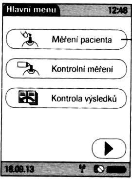 kód) na displeji (tlačítko během snímání zčerná) načtěte ID obsluhy (čárový kód ze jmenovky ve