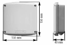 Povely jsou přenášeny rádiovým signálem v pásmu 433,42 MHz. Dosah může být až 300 m ve volném prostoru resp. až 20 m uvnitř budov (přes dvě betonové zdi).