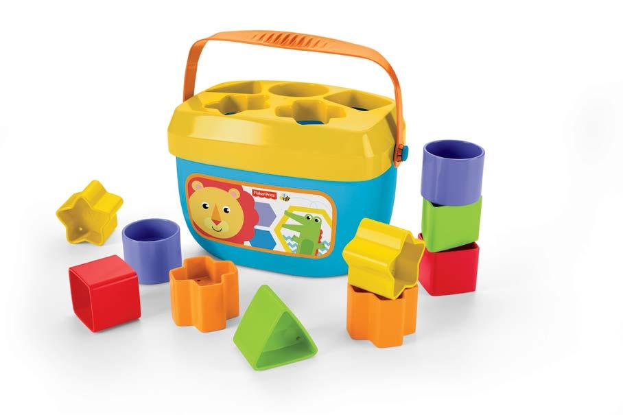 hračky pro batolata První vkládačka Tyto velké barevné kostky pomáhají děti seznámit se s barvami