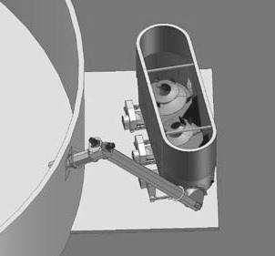 Bioplynová stanice Žabovřesky Obrázek 4: Příklad řešení příjmového zařízení BM (TS >20%) Navržená anaerobní technologie je koncipována jako dvoustupňová s 1 fermentorem systému kruh v kruhu.