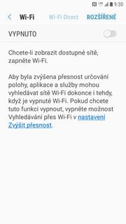 20 z 36 Přihlášení do Wi-Fi sítě Připojení. 3. Zvolíte Wi-Fi. 4.