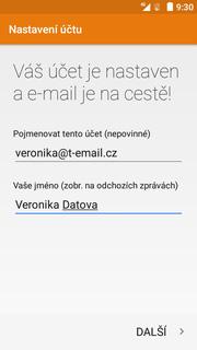 Ostatní stisknete ikonu E-mail. Vyberete možnost Jiné. 3. Vyplníte vaší e-mailovou adresu a ťuknete na RUČNÍ NASTAVENÍ. 4. Stisknete tlačítko OSOBNÍ (POP3). Vyplníte potřebné údaje.