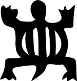 SYMBOL PŘIZPŮSOBIVOSTI DENKYEM "krokodýl" symbol of