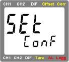 'Set Konfiguration': Konfigurace přístroje Nastavení konfi gurace přístroje: Pozor: body označené znakem * jsou k dispozici jen