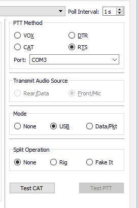 ! Rx/Tx můžete přepínat také VOXem nebo povel PTT posílat prostřednictvím CAT.