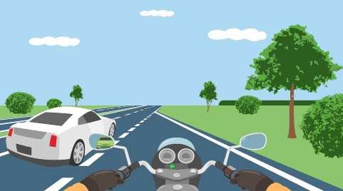 OBRÁZEK 36.SWF Otázka č. 41 Vyberte důvod, proč motocyklista projede k ižovatkou společně s bílým vozidlem jako první. a) Oba jedou po hlavní silnici a nedávají p ednost v jízdě zelenému vozidlu.