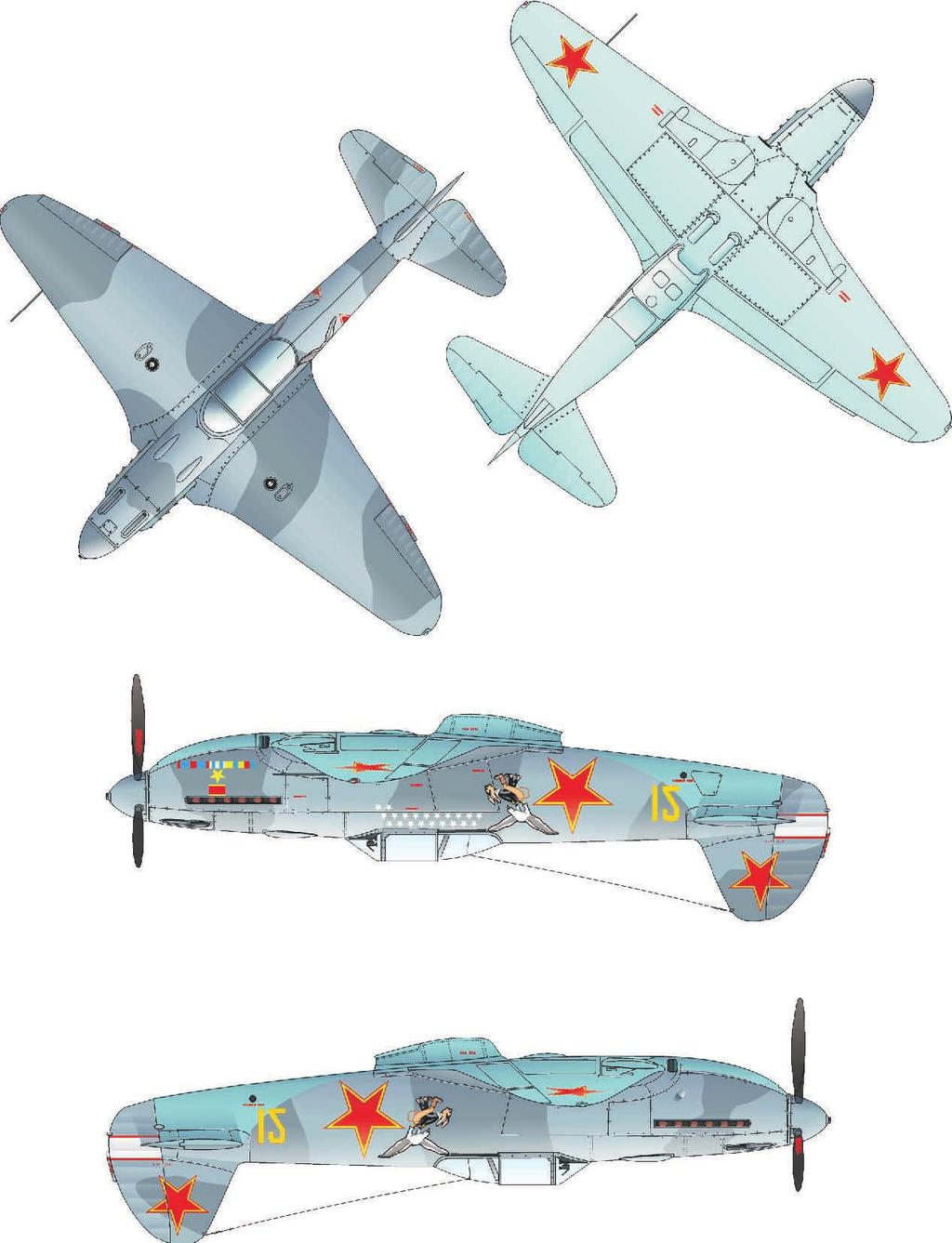 A 1119 27.IAP, Yugoslavia, 194 / 27.IAP, Jugoslávie, 194 This aircraft was flown by Maj. Sergej S.