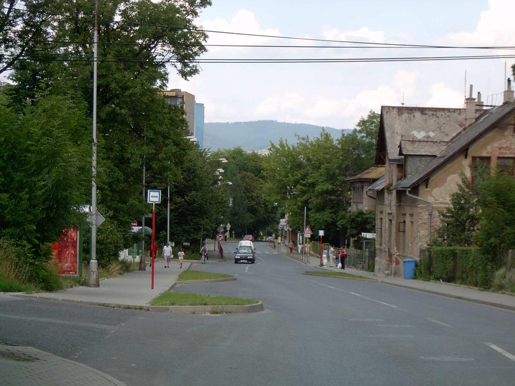 C/ Další typy zastávek hromadné dopravy Liberec Švermova: jízdní pruh š = 3,50 m, záliv 2,75 m snížení