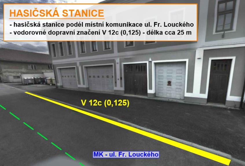 Louckého (zákaz zastavení) Upozorňujeme, že průjezd přes areál MEZu