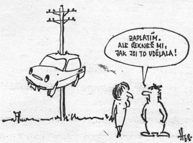 , popadne další padák a vyskočí. Pilot si povzdechne a řekne: Vezmi si ten poslední padák, chlapče, já půjdu dolů s tím letadlem. Je to moje práce.
