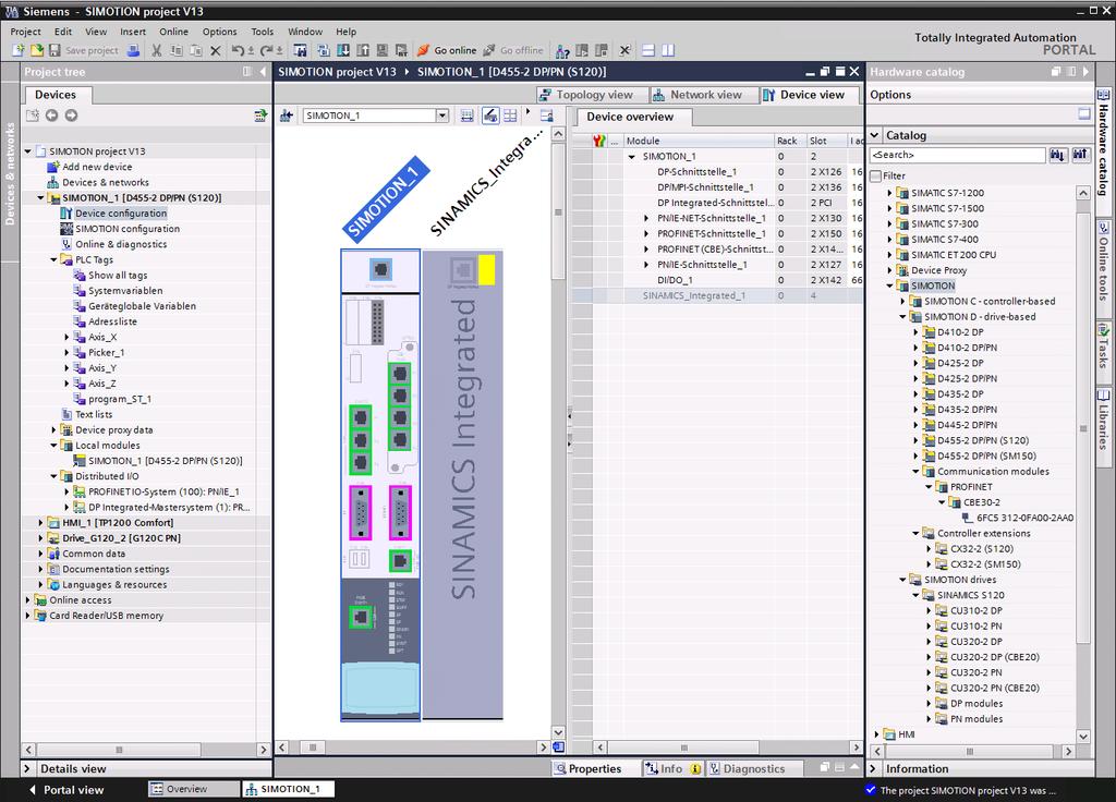 SIMOTION goes TIA Portal how does it feel? (1) HW config.