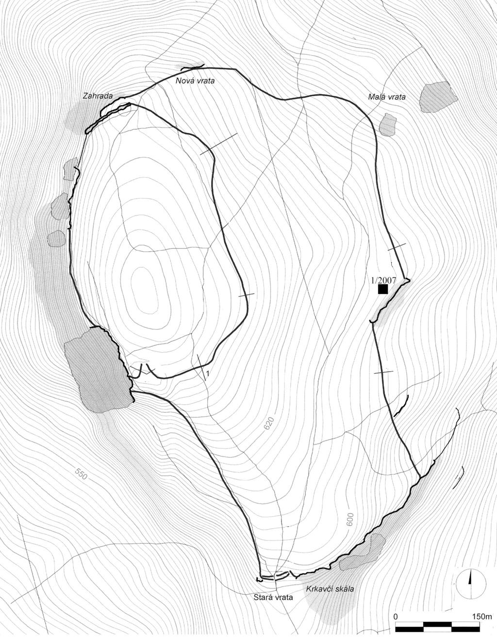 Archeologie ve středních Čechách 15, 2011, str. 285 289 Sídlištní objekt z doby bronzové na Plešivci u rejkovic, okr.