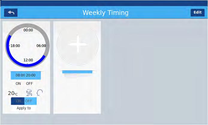 Provoz Vyberte jednotky pro které si přejete aplikovat časovač a to kliknutím na rámeček (čtverec) před jejich názvem. Po vybrání se zobrazí fajfka.