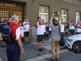 Vladimír Richter ze Sokola Praha Královské Vinohrady a br. Ivo Antušek ze Sokola Praha Vršovice.