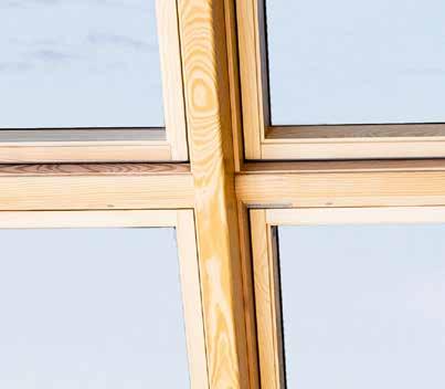 Pokud použijeme doplňková střešní okna GIL, jsou okna nad sebou osazena rám na rám.