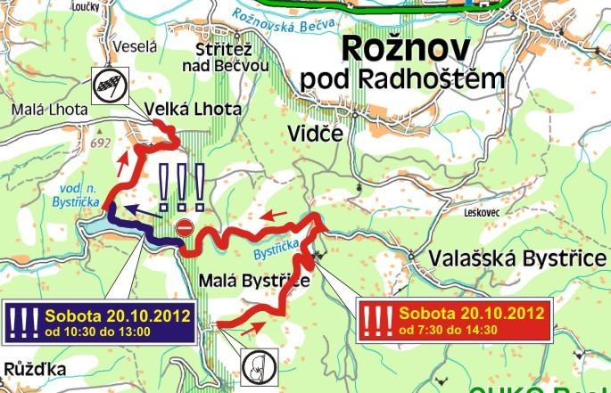 PŘÍLOHA Č. 2 PROGRAM SEZNAMOVACÍCH JÍZD název RZ délka RZ 13,20 km Sobota 20.10.