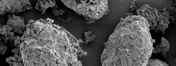 1a,b) ukázaly, že vzhled připravených mikročástic, jejich pórovitost a struktura povrchu byly nejvýrazněji ovlivněny použitým poměrem polymer : léčivá látka.