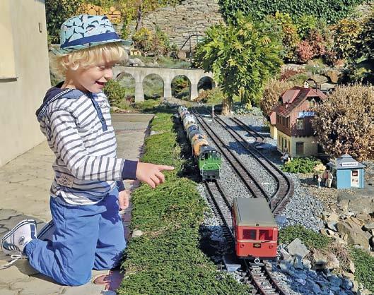 Střížovská železnice přináší radost dětem i dospělým. Je přístupná od dubna do října o víkendech sudých kalendářních týdnů, v červenci a srpnu každý víkend. Bližší informace na www.zahradnizeleznice.