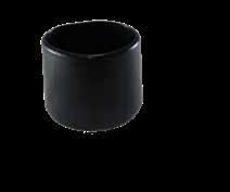 Trubky a příslušenství Ø 30,5 GF-1 Plastová patka na trubku Materiály: Černý plast.