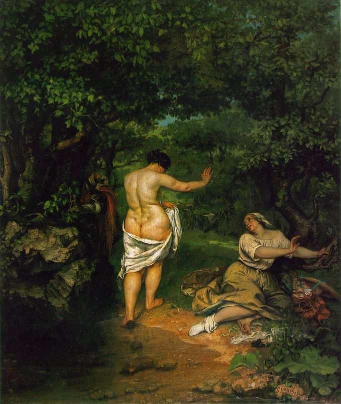 Gustav Courbet (1819-1877), Koupající se, 1853,