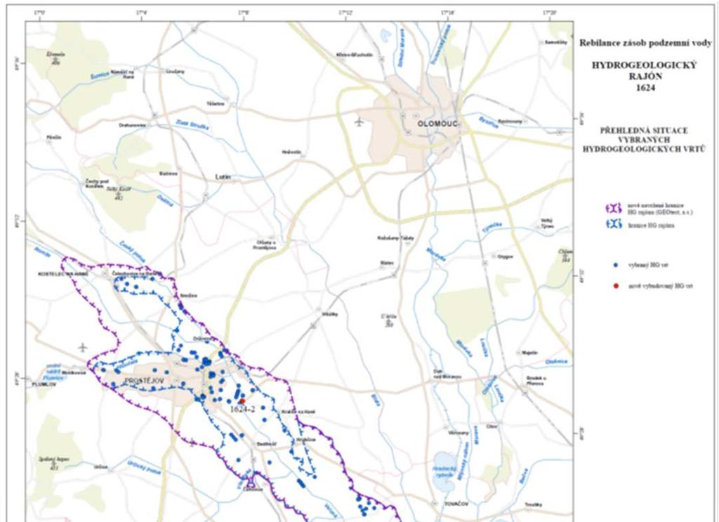 HGR 1624 nerespektuje rozšíření kvartérních fluviálních sedimentů