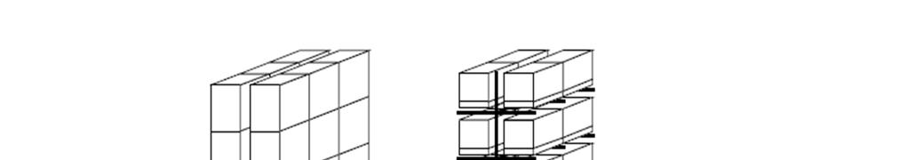 ST5/6 regály s laťovými nebo plnými policemi (solid or statted shelves), ST5 šířka do 1m, ST6- šířka 1-6 m (9). Obrázek 10.