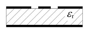 Jeho výroba je jednoduchá, neboť substrát není z jedné strany pokoven [1]. Obr. 6: Symetrické mikropáskové vedení Obr. 7: Stíněné mikropáskové vedení se zavěšeným substrátem.1.3 Koplanární třívodičové vedení V případě koplanárního třívodičového vedení (Obr.