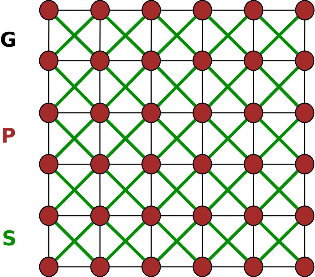Diskretizace geometrické domény Každý bod množiny P je bodem mřížky G (soubor všech hodnot n-bitového prostoru) Každý liniový segment S je ukončen body