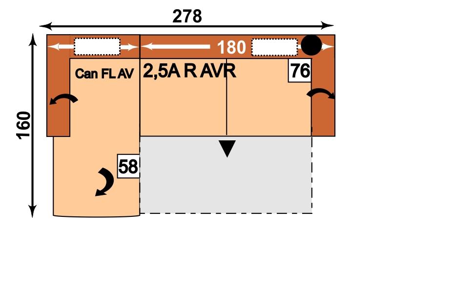 funkcí příčného lůžka, polohování područky a podhlavník vlevo; 1,5KOSR KSR = 1,5-sedák kombielement vpravo s úložným prostorem a